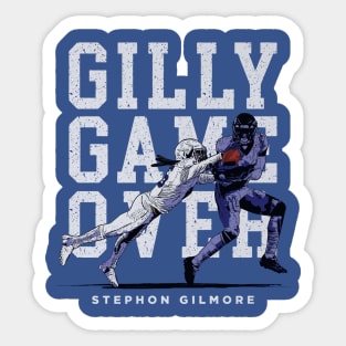 Stephon Gilmore Indianapolis Gilly Game Over Sticker